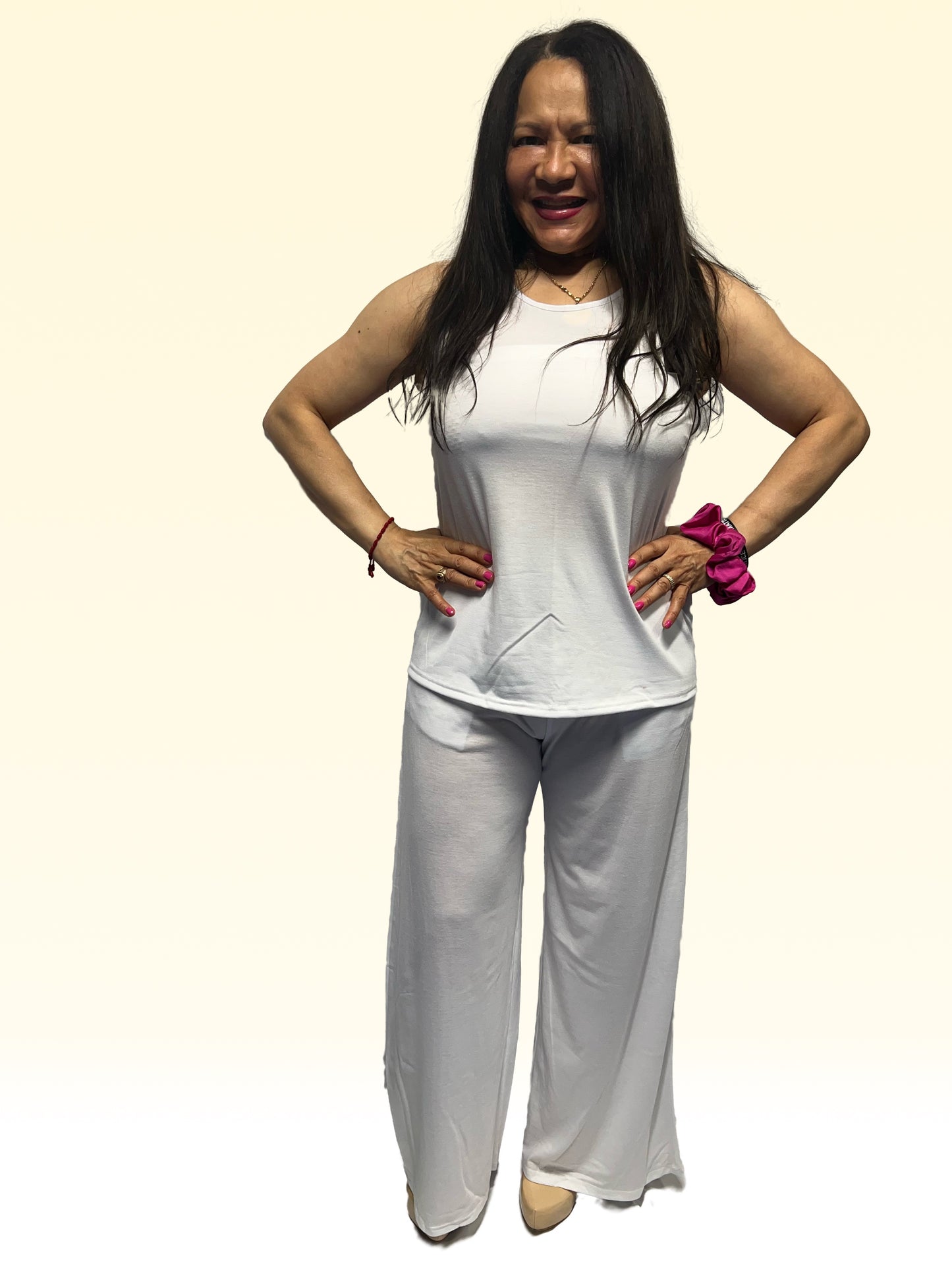 Soft Cotton Long Pants Set with Pockets