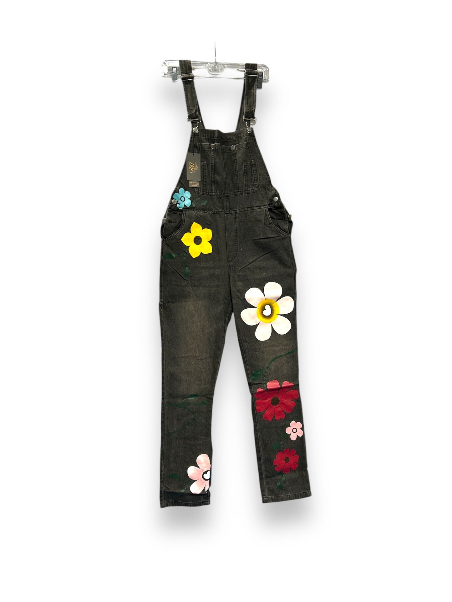 Chic Floral Denim Overalls – Stylish and Comfortable Everyday Attire