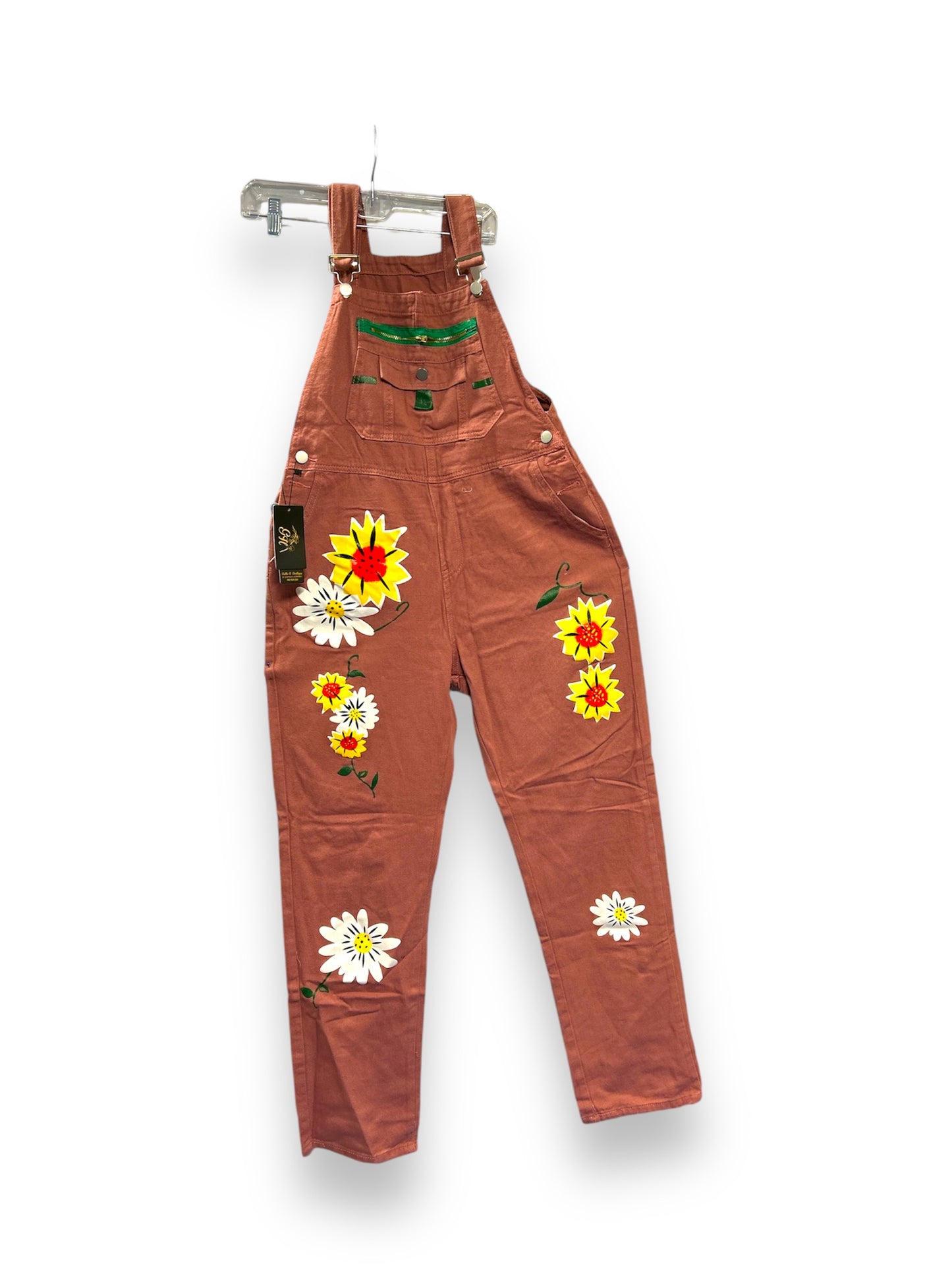 Chic Floral Denim Overalls – Stylish and Comfortable Everyday Attire