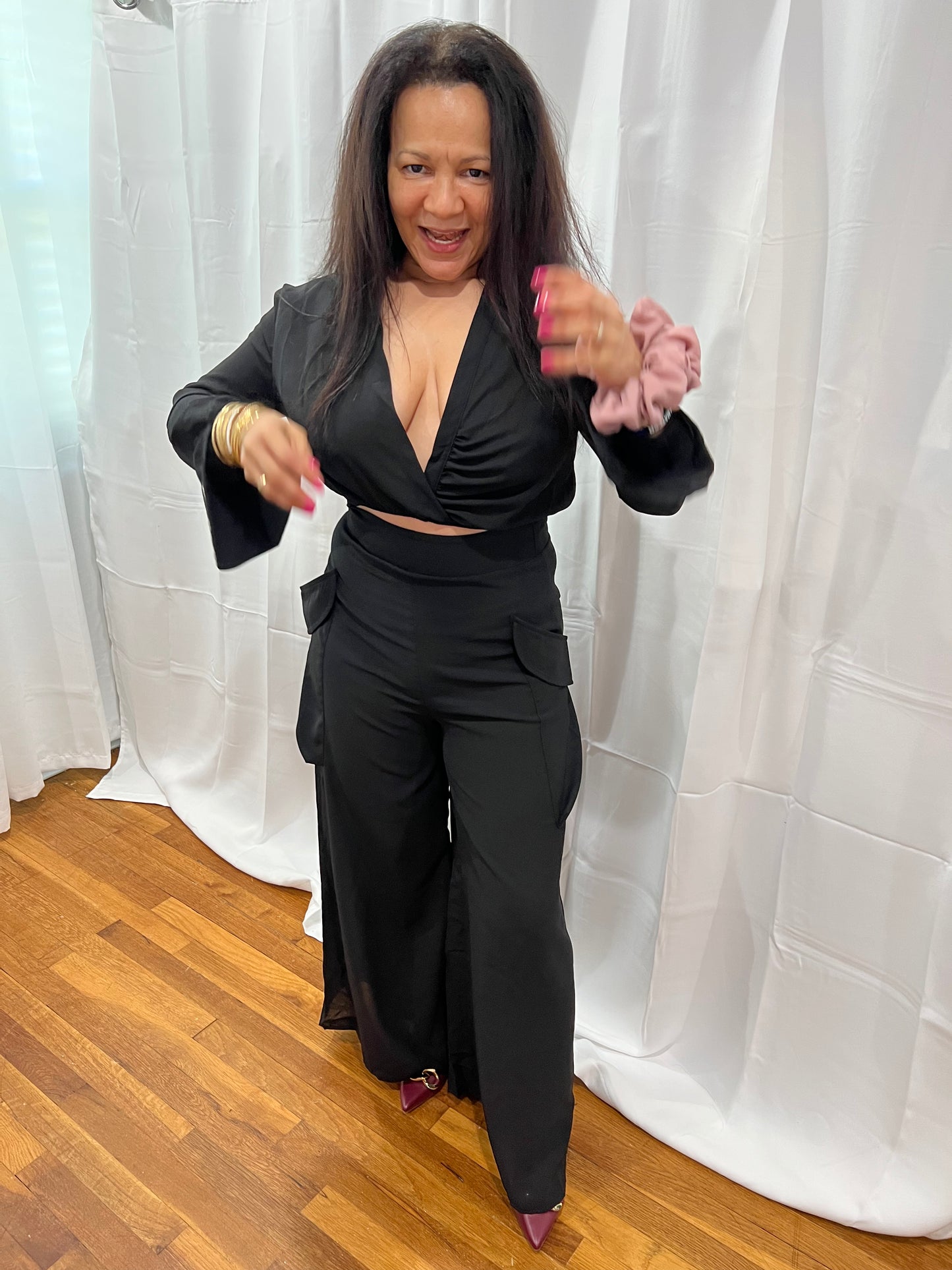 PANTS SETS ELEGANT PANTS SETS BEATIFUL AND LONG SLEEVE , SPRING, SUMMER, TRAVEL VERY LIGHT, FEEL CONFORTABLE AND ELEGANT