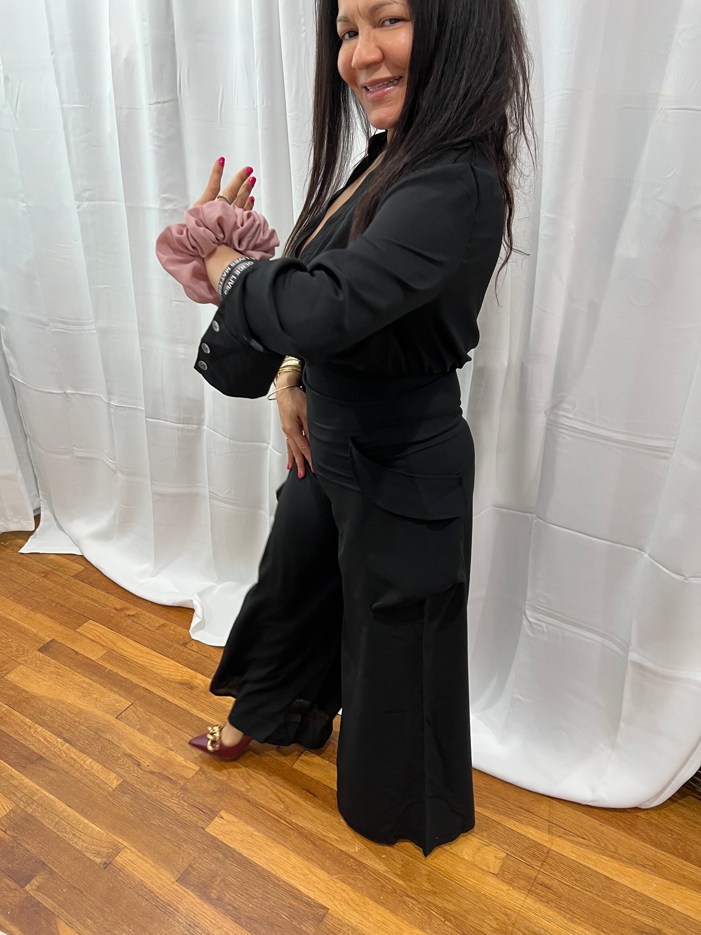 PANTS SETS ELEGANT PANTS SETS BEATIFUL AND LONG SLEEVE , SPRING, SUMMER, TRAVEL VERY LIGHT, FEEL CONFORTABLE AND ELEGANT