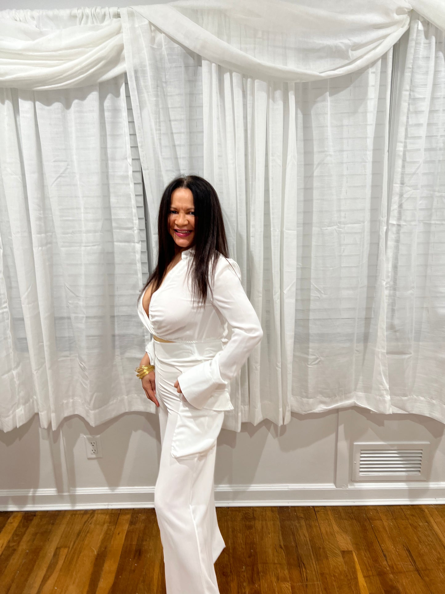 PANTS SETS ELEGANT PANTS SETS BEATIFUL AND LONG SLEEVE , SPRING, SUMMER, TRAVEL VERY LIGHT, FEEL CONFORTABLE AND ELEGANT