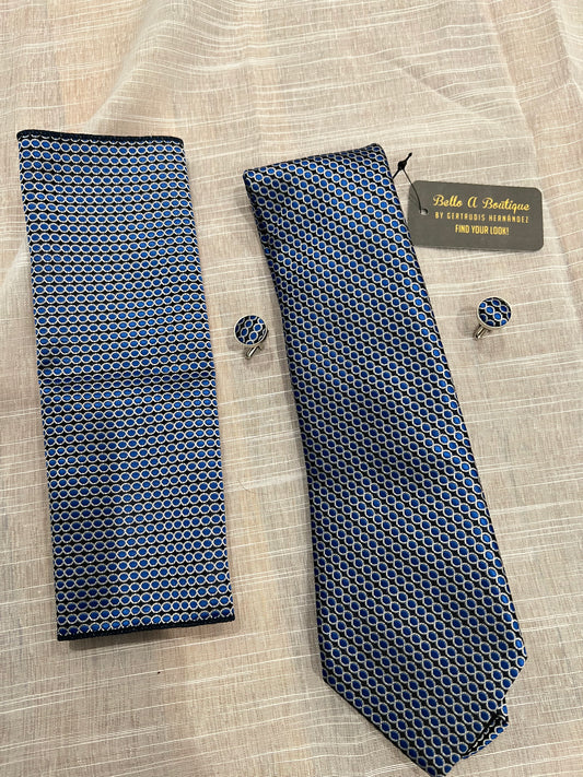 TIES SETS WITH MATCHING CUFFLINKS AND POCKET SQUARES, ELEGANT FOR ANY OCCASIONS. HANDS MADE. ACCESSOIES. BEAUTIFUL AND VIBRANT COLORS