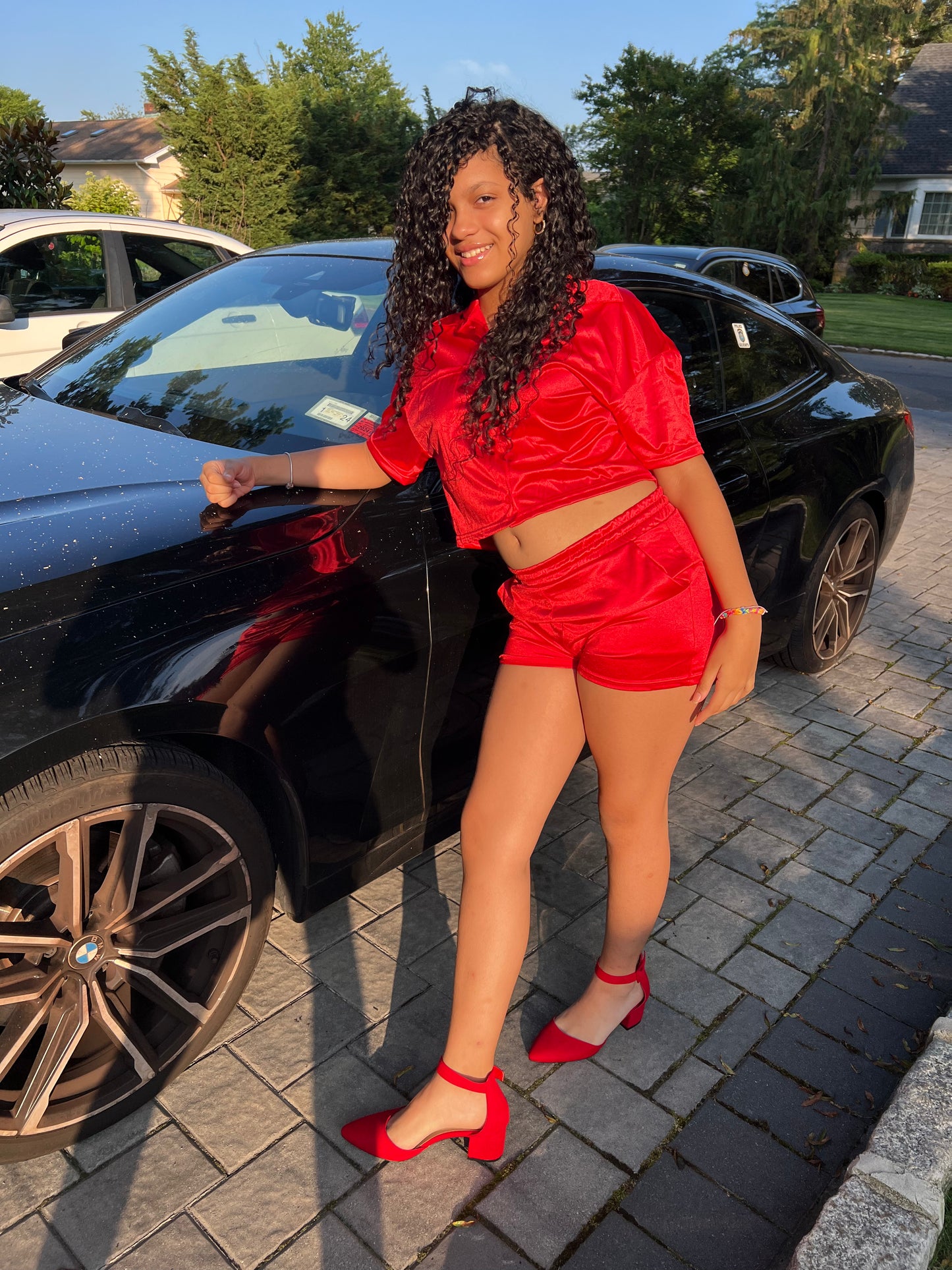 SHORT SETS, CASUAL, VACATIONS A PLUS. SHORT SLEEVE , ELEGANT TWO PIECE OUTFIT, POCKETS ON BOTH SIDES OF THE SHORT AND ONE POCKET ON THE TOP  A NEW LOOK, JUST FOR YOU! FIND YOURLOOK!