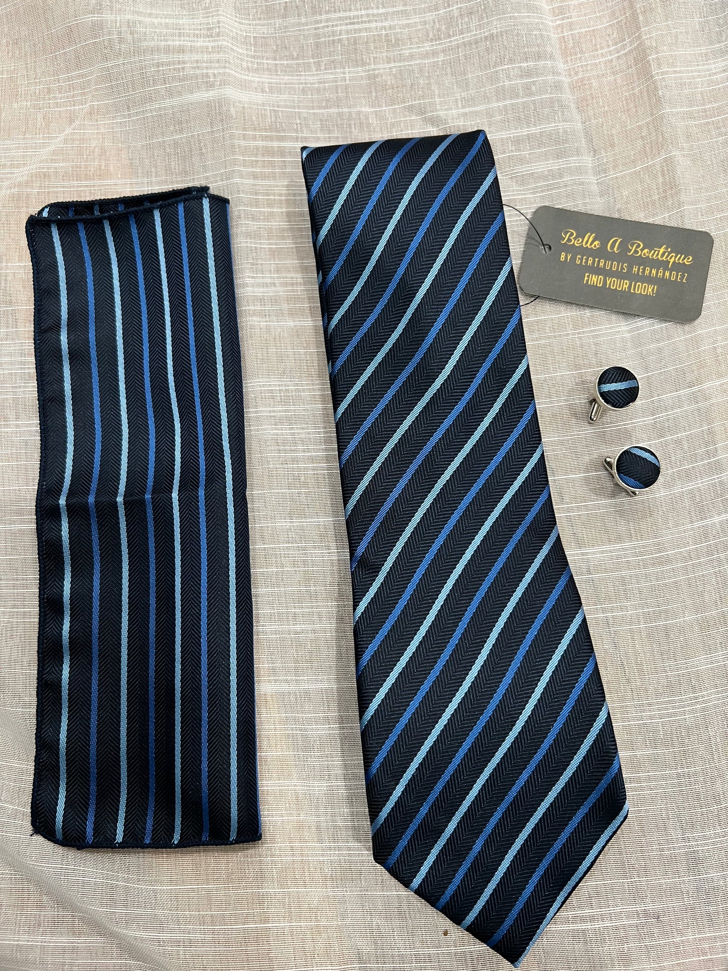 TIES SETS WITH MATCHING CUFFLINKS AND POCKET SQUARES, ELEGANT FOR ANY OCCASIONS. HANDS MADE. ACCESSOIES. BEAUTIFUL AND VIBRANT COLORS