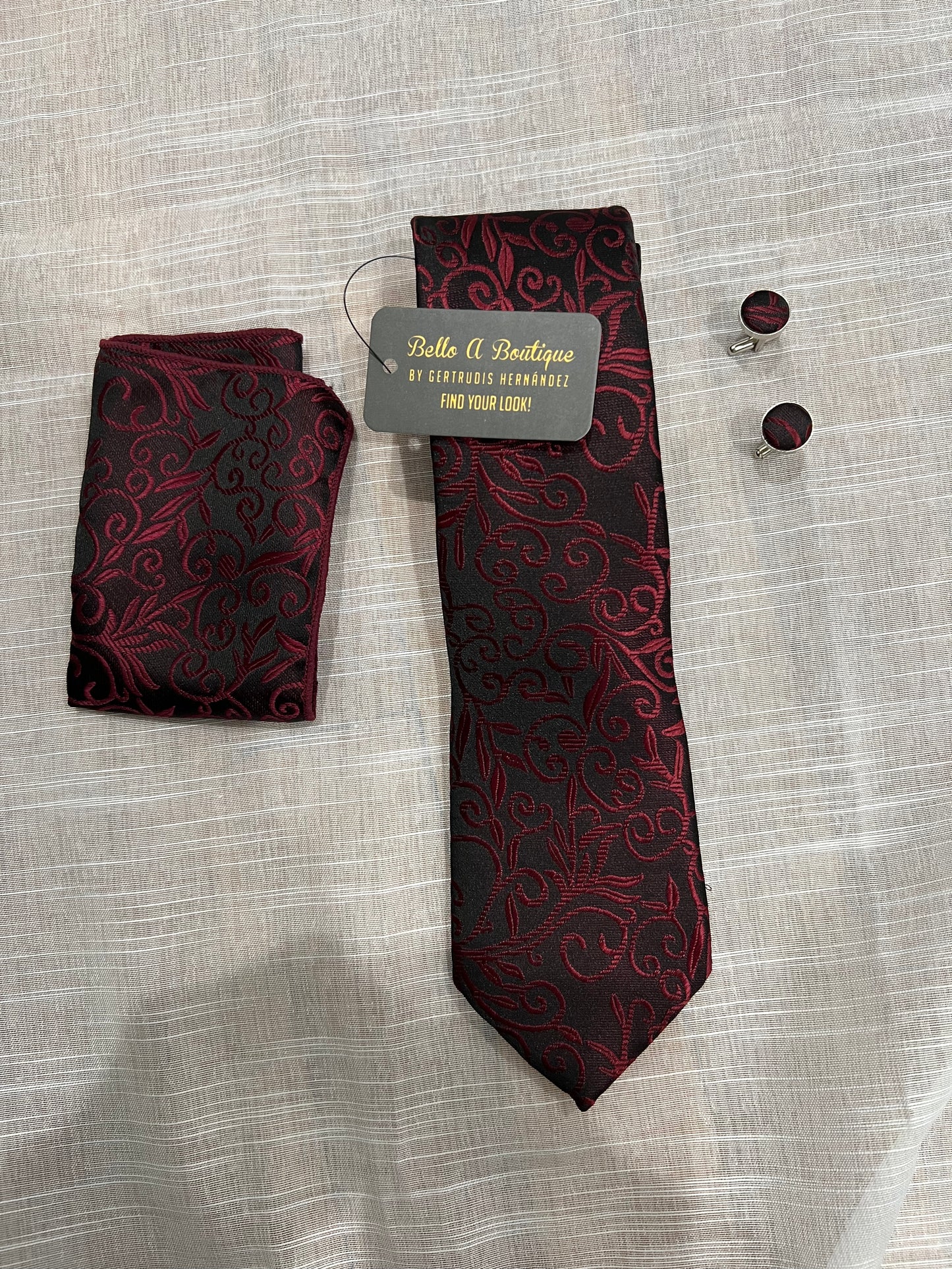 TIES SETS WITH MATCHING CUFFLINKS AND POCKET SQUARES, ELEGANT FOR ANY OCCASIONS. HANDS MADE. ACCESSOIES. BEAUTIFUL AND VIBRANT COLORS