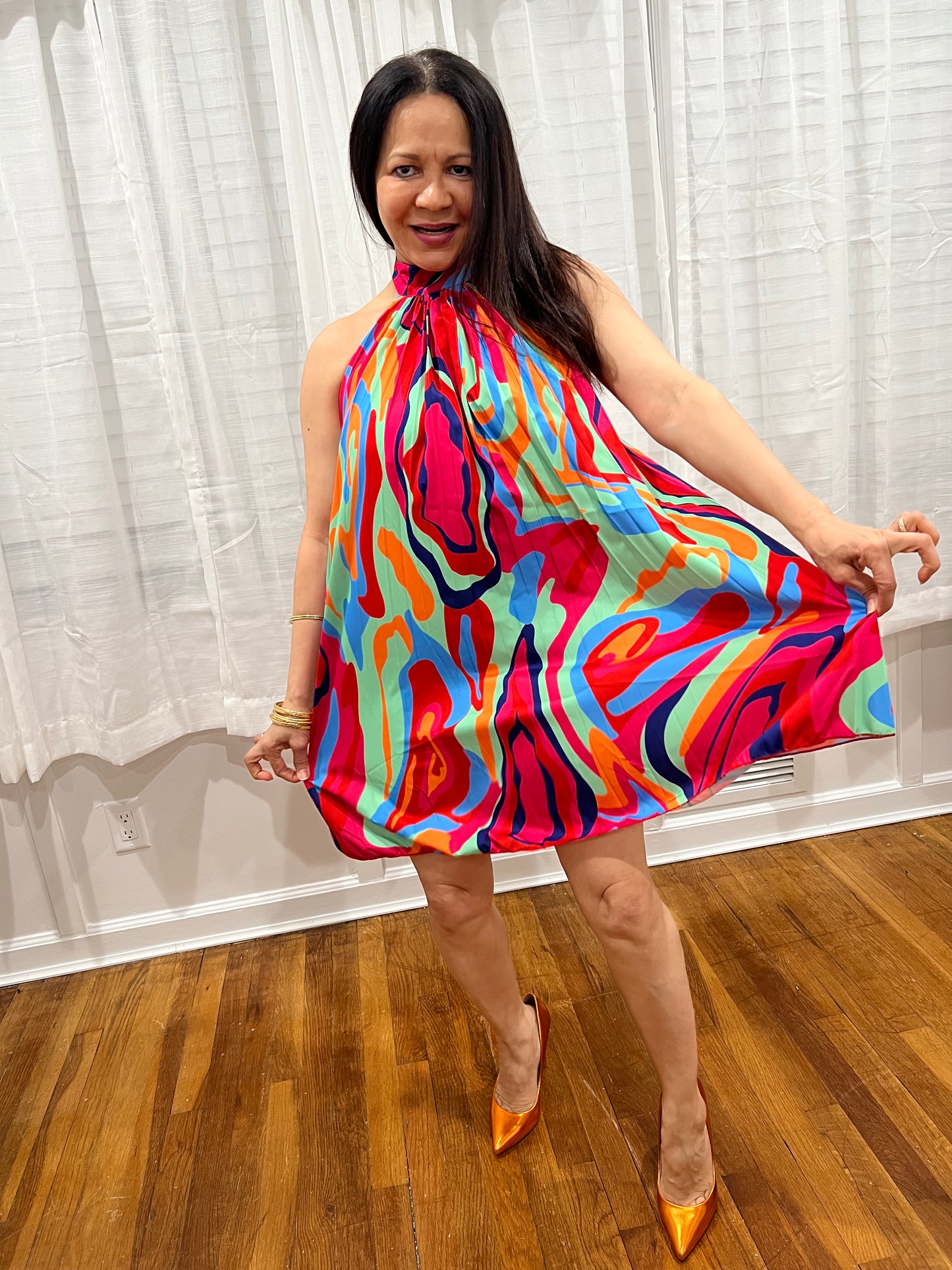 DRESS CASUALMAXI AND ELEGANT DRESS BEAUTIFUL PRINT