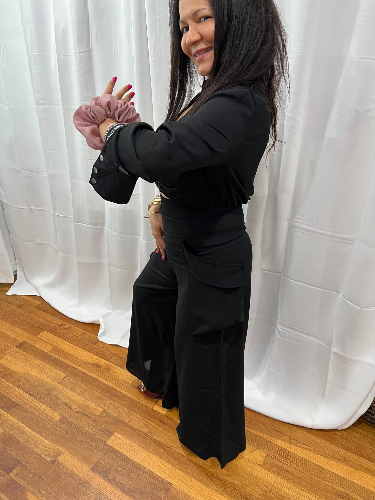 PANTS SETS ELEGANT PANTS SETS BEATIFUL AND LONG SLEEVE , SPRING, SUMMER, TRAVEL VERY LIGHT, FEEL CONFORTABLE AND ELEGANT