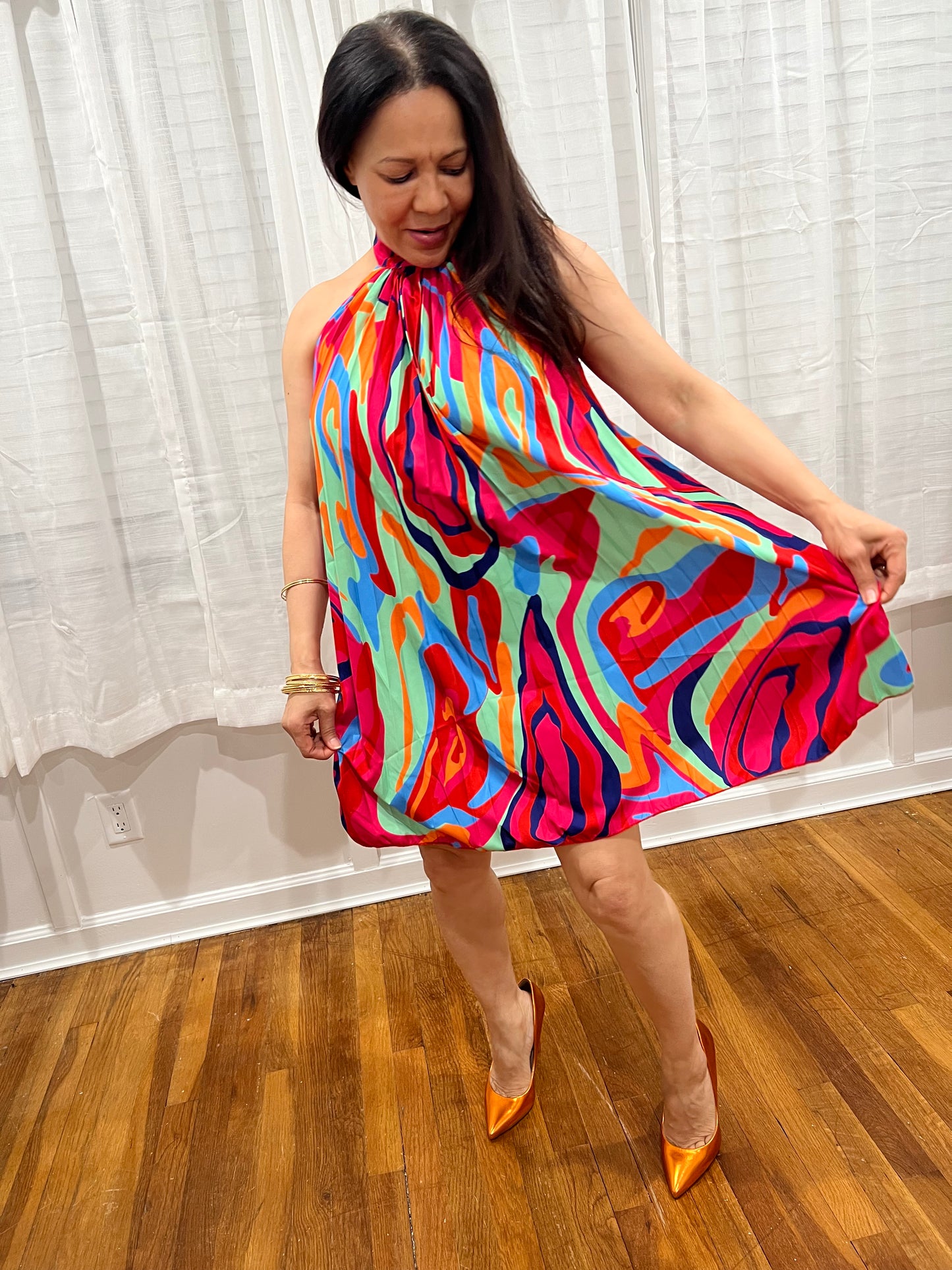 DRESS CASUALMAXI AND ELEGANT DRESS BEAUTIFUL PRINT