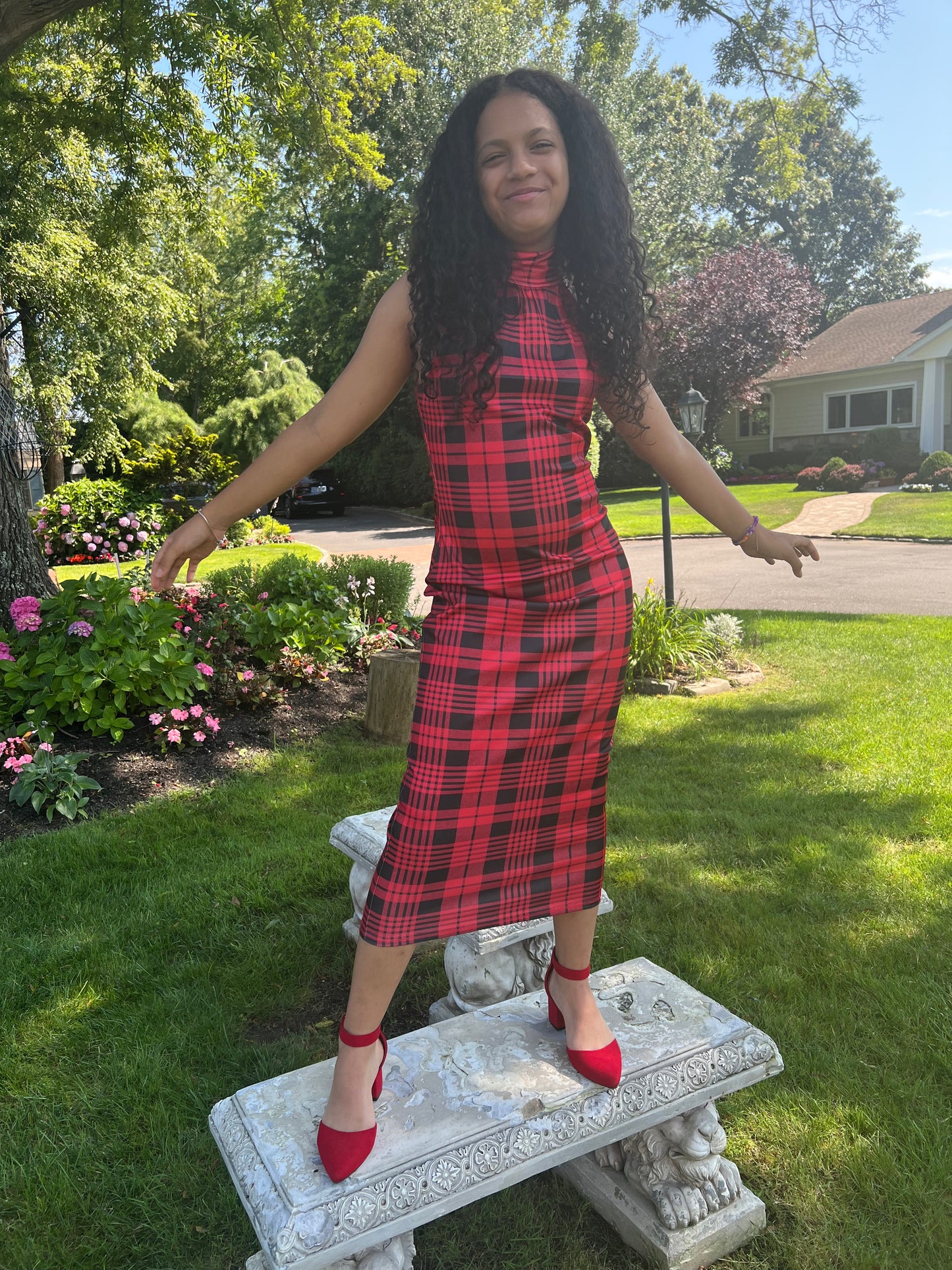 DRESS ELEGANT, SOPHISTICATED  AND CASUAL DRESS WITH BEAUTIFUL PRINT AND COLORFUL