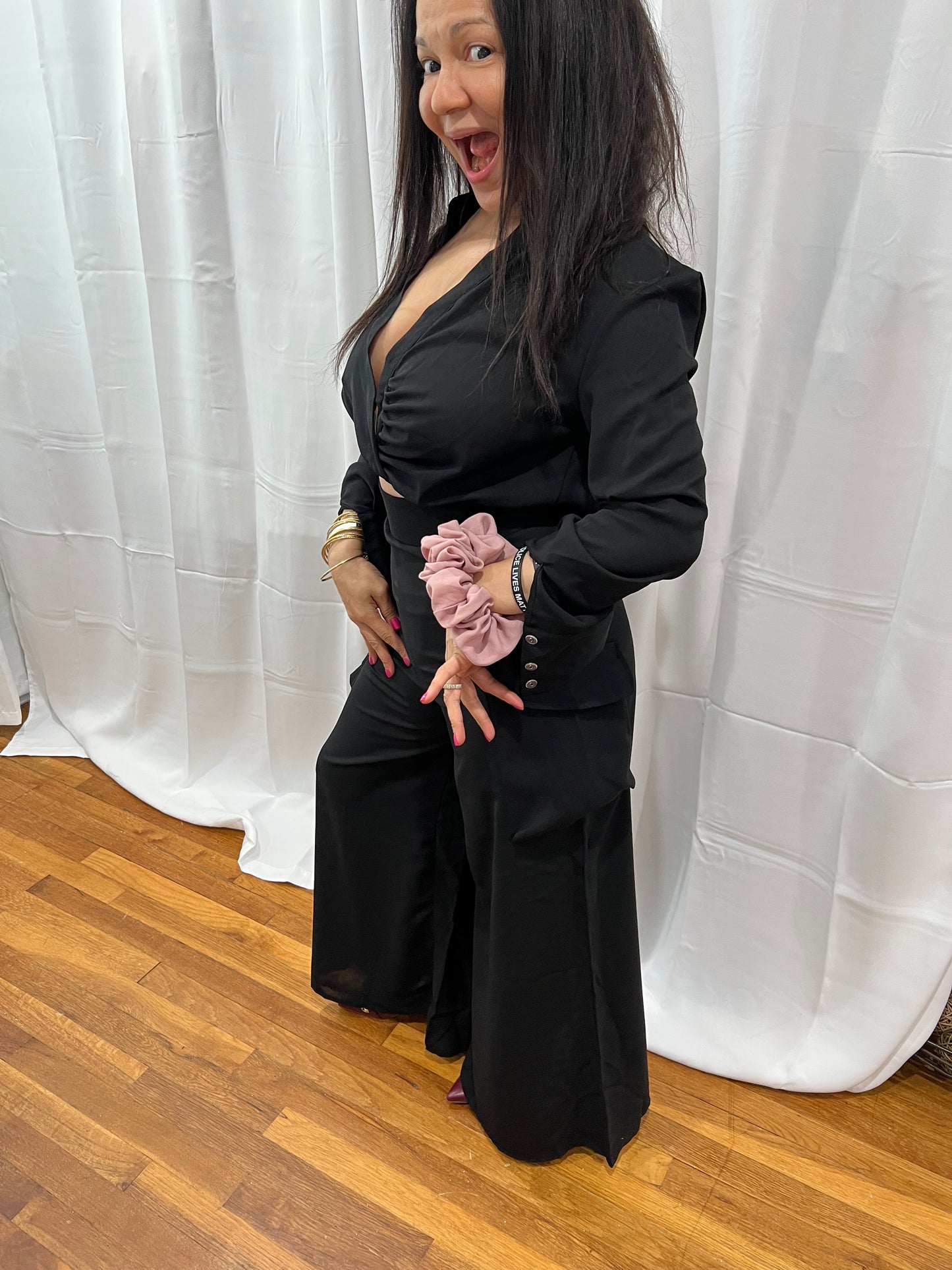 PANTS SETS ELEGANT PANTS SETS BEATIFUL AND LONG SLEEVE , SPRING, SUMMER, TRAVEL VERY LIGHT, FEEL CONFORTABLE AND ELEGANT