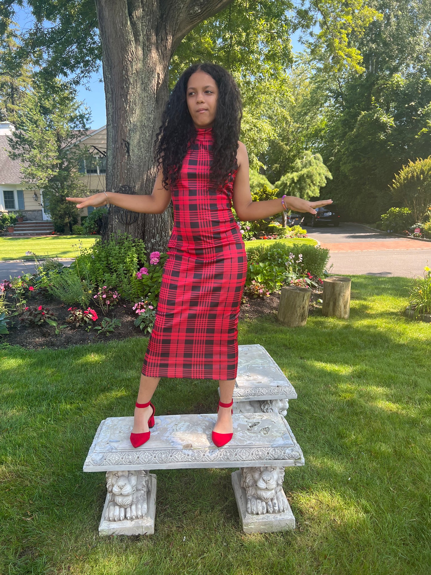 DRESS ELEGANT, SOPHISTICATED  AND CASUAL DRESS WITH BEAUTIFUL PRINT AND COLORFUL