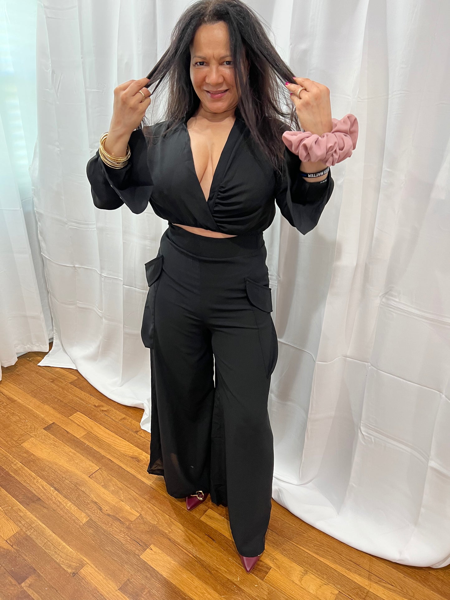 PANTS SETS ELEGANT PANTS SETS BEATIFUL AND LONG SLEEVE , SPRING, SUMMER, TRAVEL VERY LIGHT, FEEL CONFORTABLE AND ELEGANT